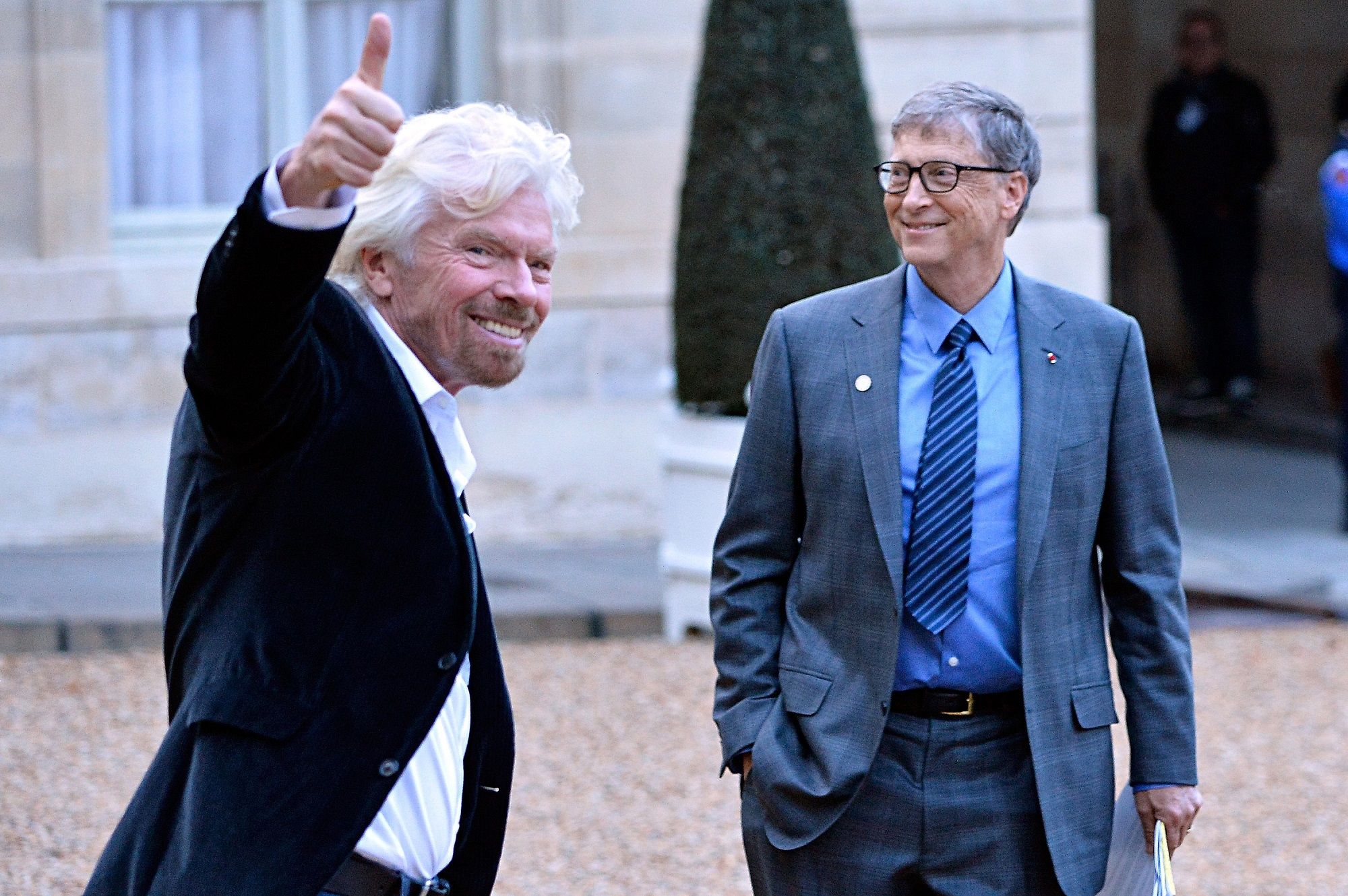 Richard Branson & Bill Gates (Source: CNBC GettyImages)
