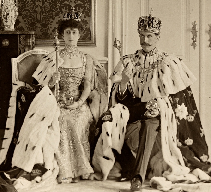 The coronation of King Haakon VII and Queen Maud on 22 June 1906