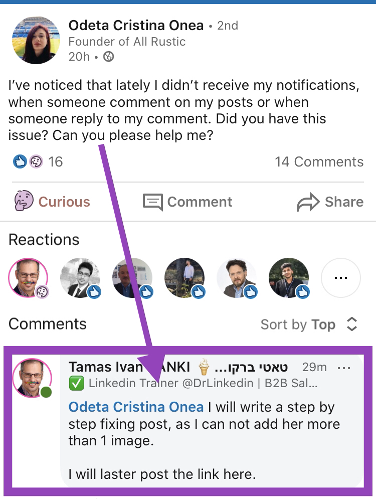 These steps solve the Linkedin Notifications Issue